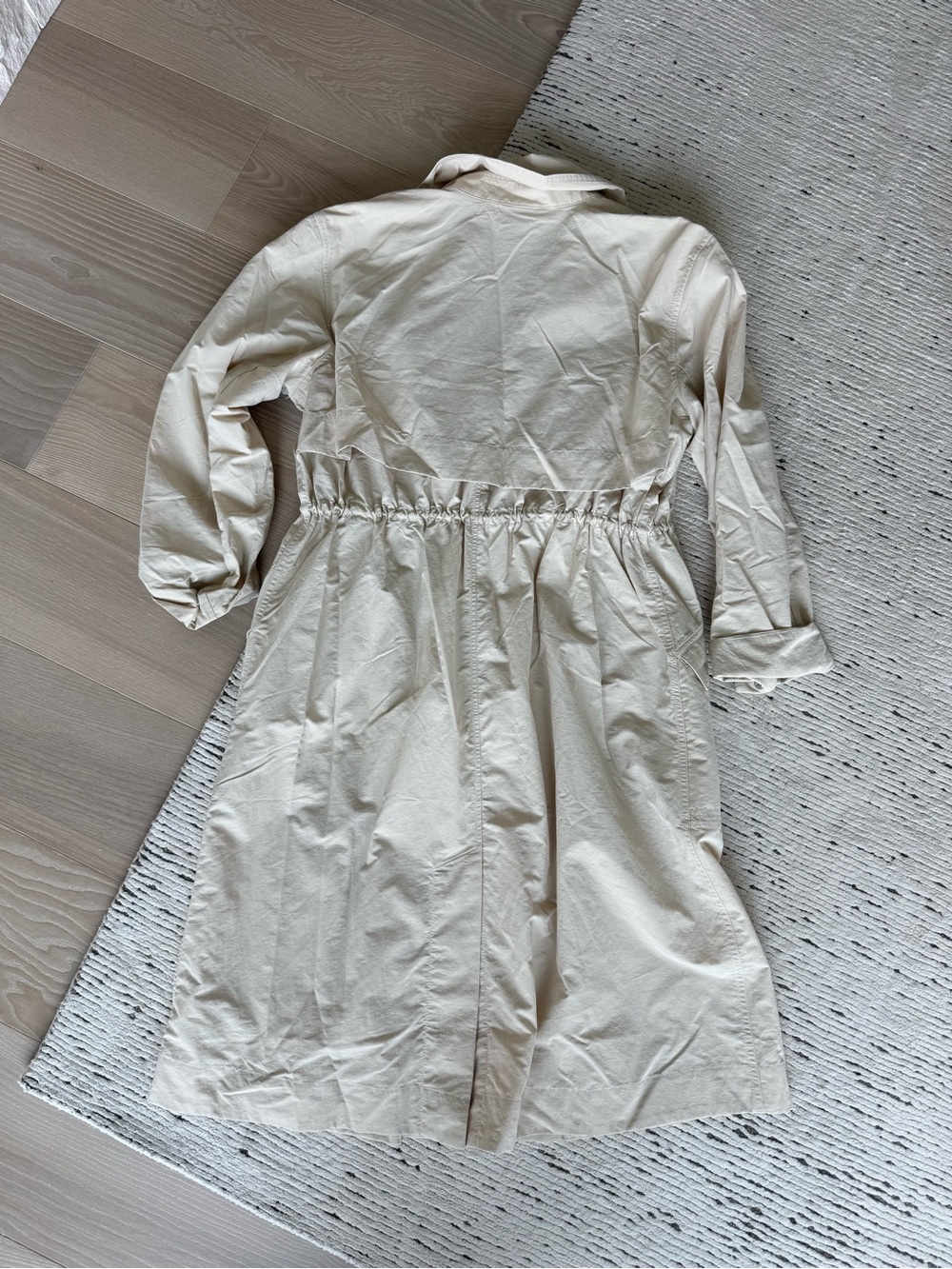 Athleta Luna Cream Trench Coat - Picture 4 of 4